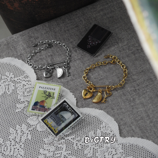 Hope Set | Charm Bracelet + Pin