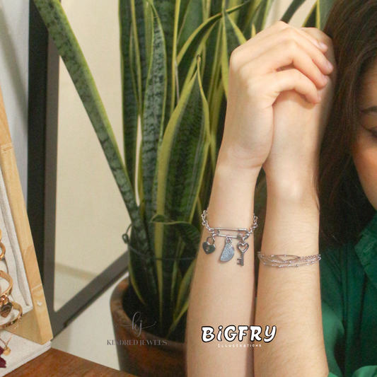 Hope Set | Charm Bracelet + Pin