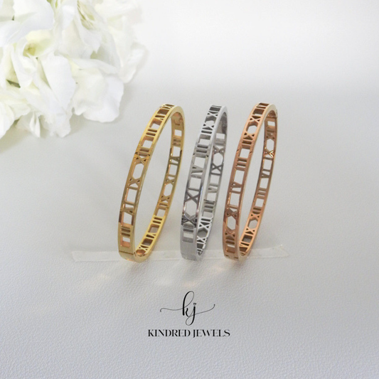 [SG] Roman Pillar Bangle | Kindred Jewels