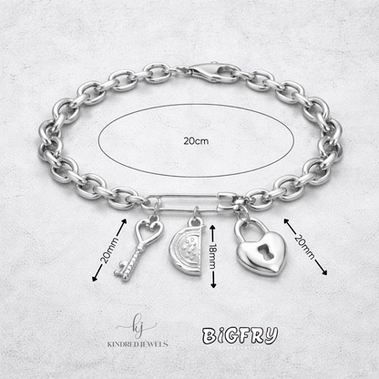 Hope Set | Charm Bracelet + Pin
