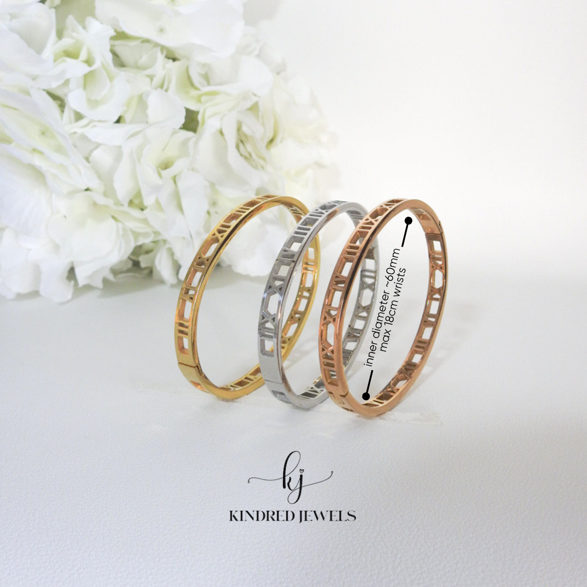 [SG] Roman Pillar Bangle | Kindred Jewels