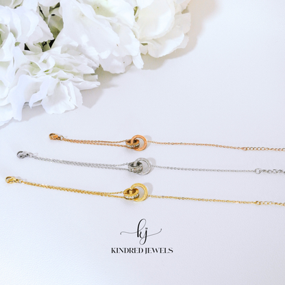 [SG] Le Petite Interlock Roman Bracelet | Stainless Steel | Kindred Jewels