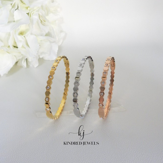 [SG] Indah Honey Bangle | Kindred Jewels