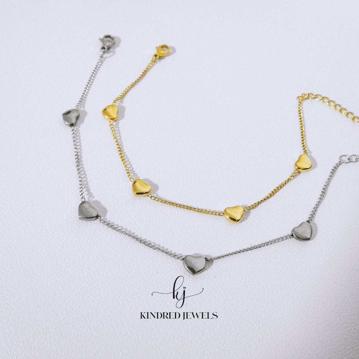 [SG] Amour Heart Bracelet | Stainless Steel | Kindred Jewels