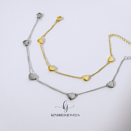 [SG] Amour Heart Bracelet | Stainless Steel | Kindred Jewels