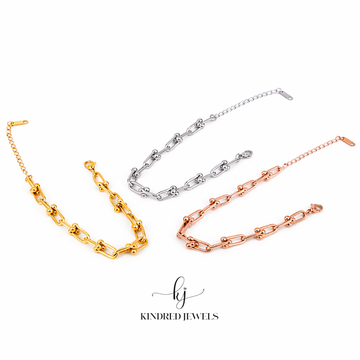 [SG] Horseshoe U-Chain Bracelet | Kindred Jewels