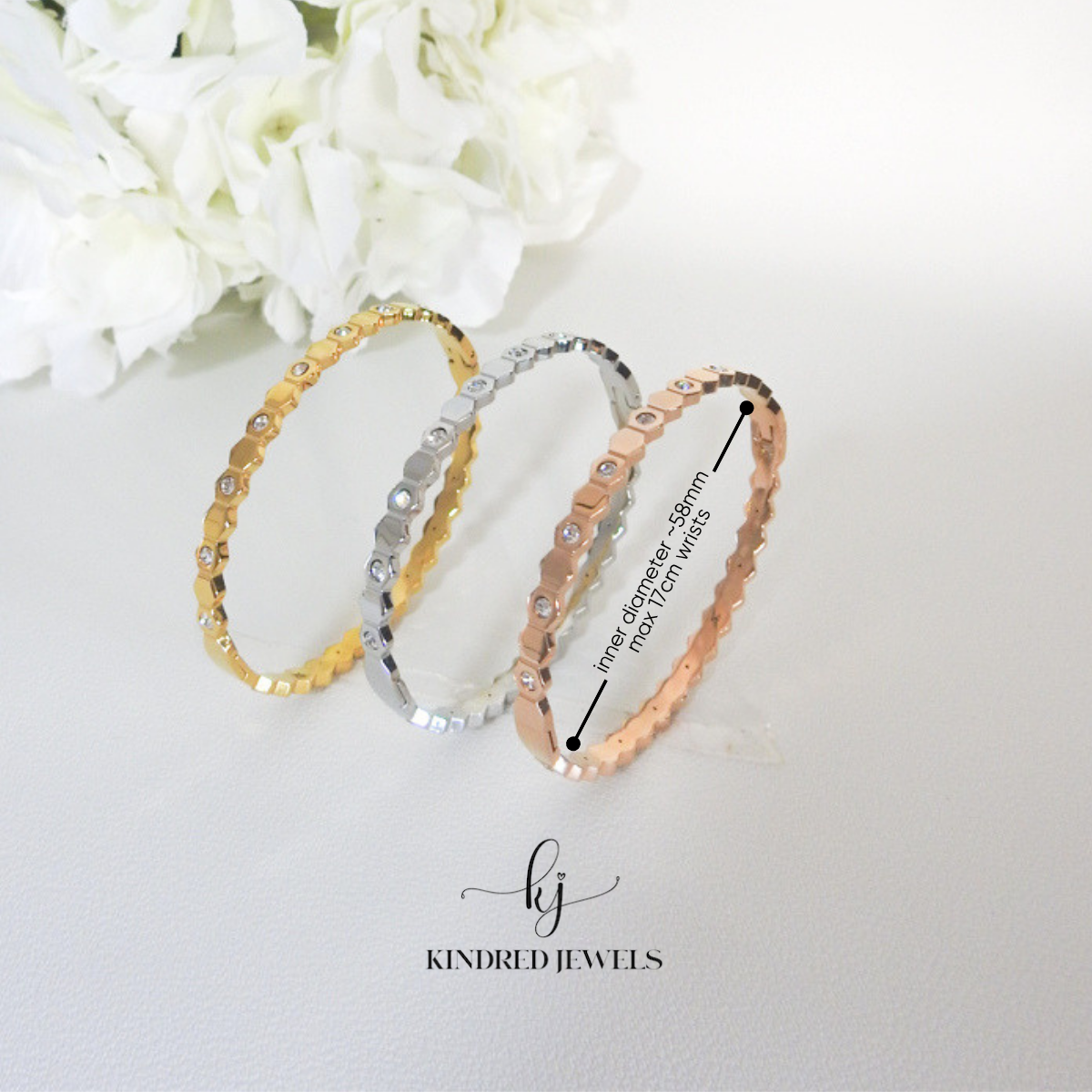 [SG] Indah Honey Bangle | Kindred Jewels