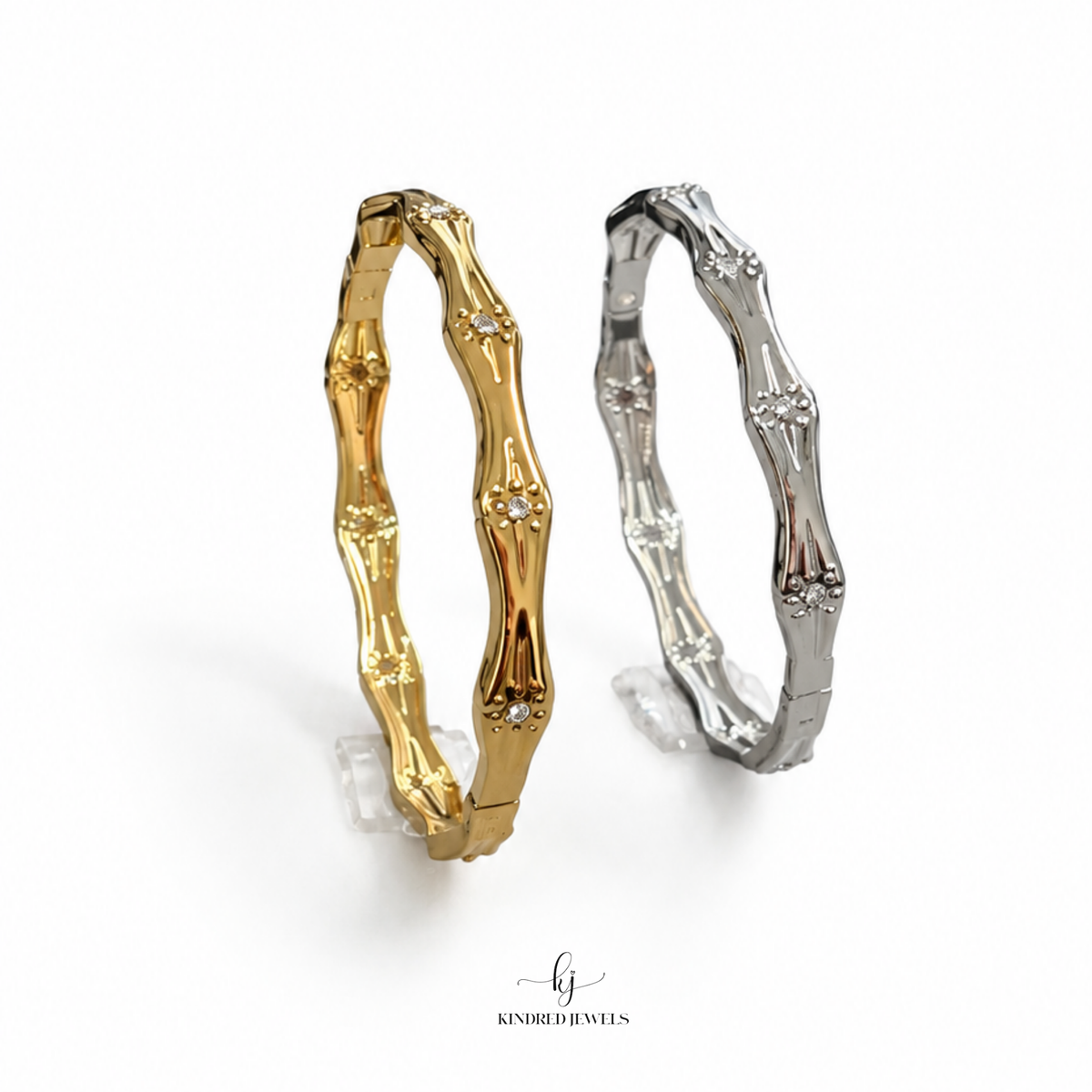 [SG] Sunburst Bangle | Stainless Steel | Kindred Jewels