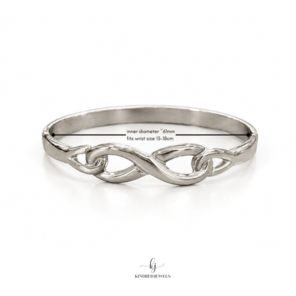 [SG] Infinity Bangle | Stainless Steel | Kindred Jewels