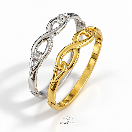 [SG] Infinity Bangle | Stainless Steel | Kindred Jewels
