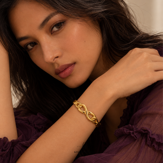 [SG] Infinity Bangle | Stainless Steel | Kindred Jewels