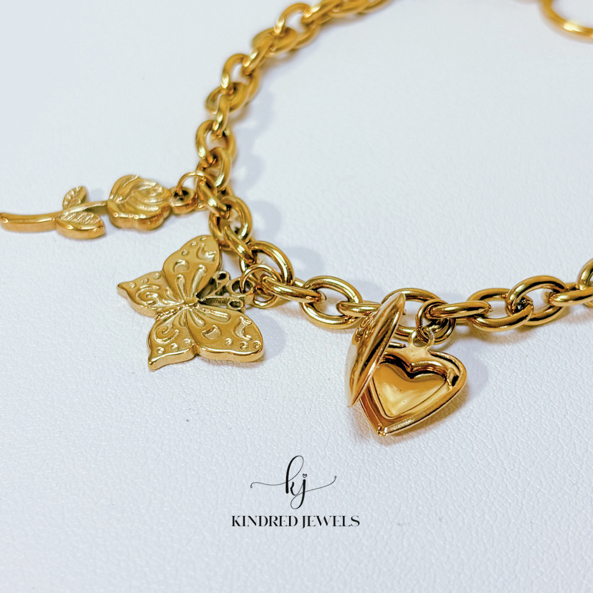 [Mother's Day Special] Garden Charm Bracelet | Stainless Steel | Kindred Jewels