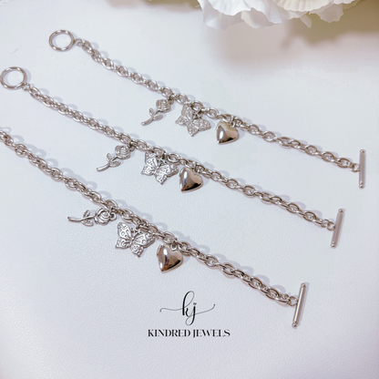 [Mother's Day Special] Garden Charm Bracelet | Stainless Steel | Kindred Jewels