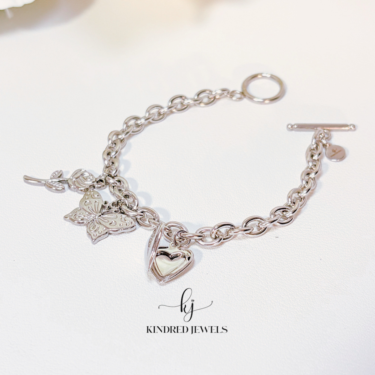 [Mother's Day Special] Garden Charm Bracelet | Stainless Steel | Kindred Jewels