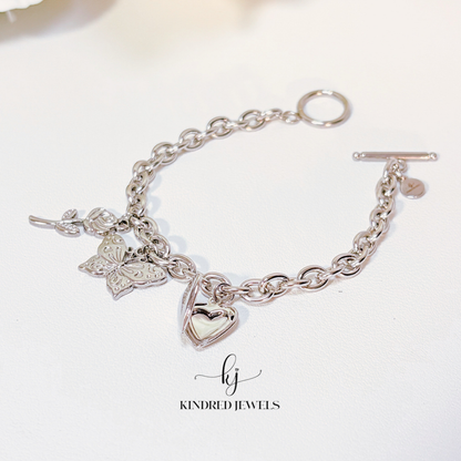[Mother's Day Special] Garden Charm Bracelet | Stainless Steel | Kindred Jewels