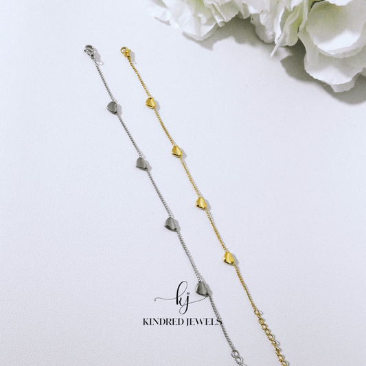 [SG] Amour Heart Bracelet | Stainless Steel | Kindred Jewels