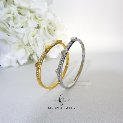 [SG] Heart Bling Bangle | Kindred Jewels