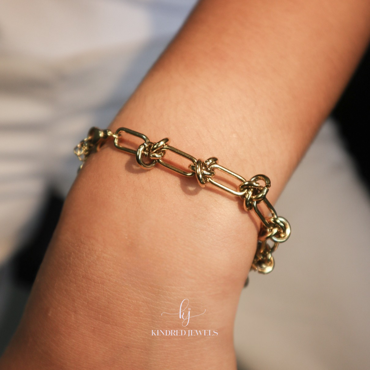 [SG] Knotted Chain Bracelet | Kindred Jewels
