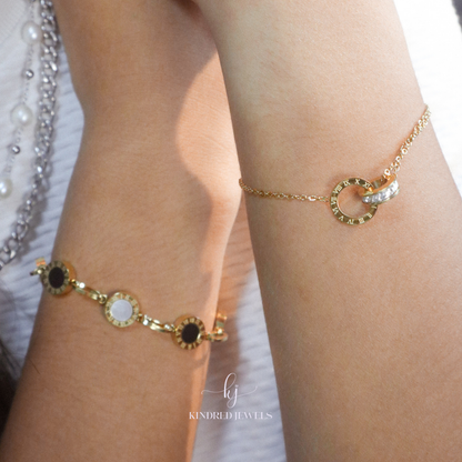 [SG] Roman Disc Bracelet | Stainless Steel | Kindred Jewels
