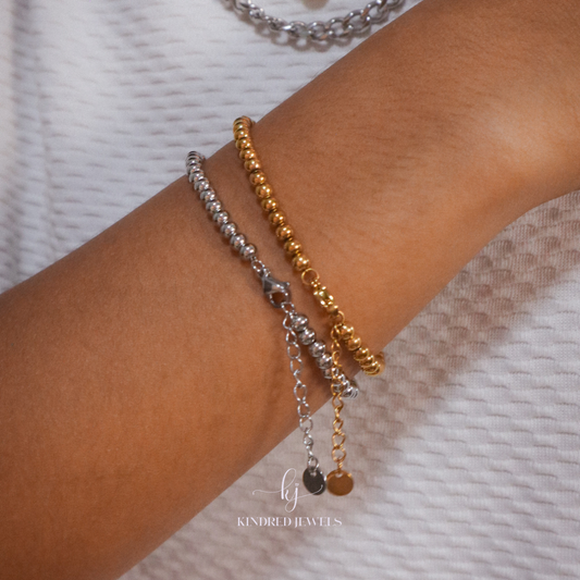 [SG] 4mm Bubble Bracelet | Stainless Steel | Kindred Jewels