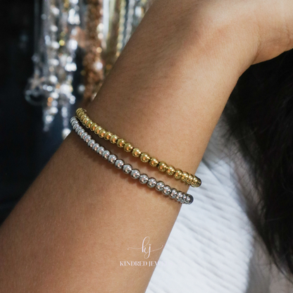 [SG] 4mm Bubble Bracelet | Stainless Steel | Kindred Jewels