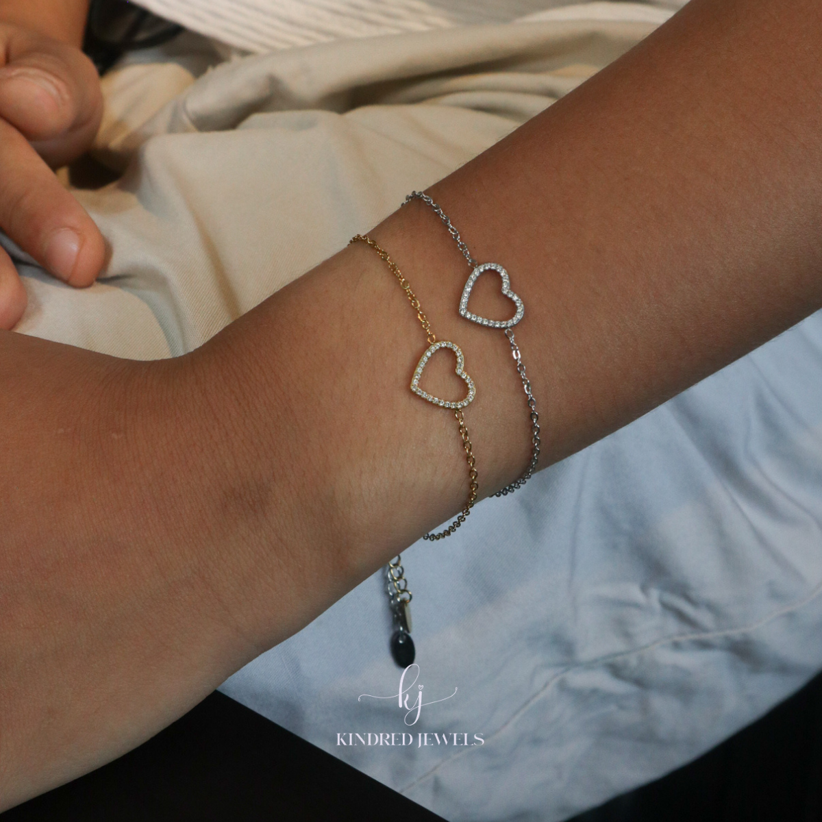[SG] Le Petite Heart Bracelet | Stainless Steel | Kindred Jewels