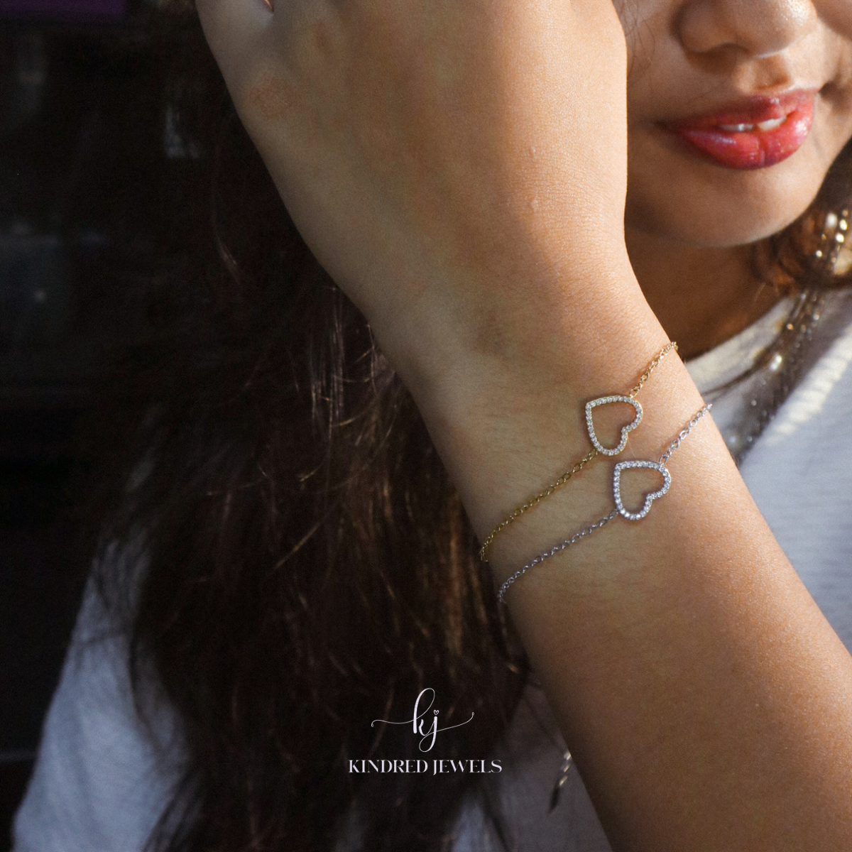 [SG] Le Petite Heart Bracelet | Stainless Steel | Kindred Jewels