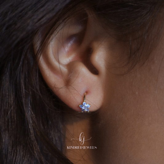 [SG] Mini Bunga Huggies Helix Earring | Kindred Jewels