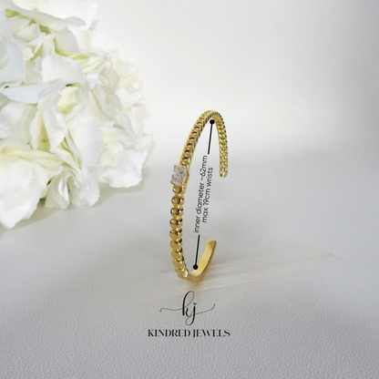 [SG] Chain Band Cuff Bangle | Kindred Jewels