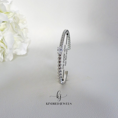 [SG] Chain Band Cuff Bangle | Kindred Jewels