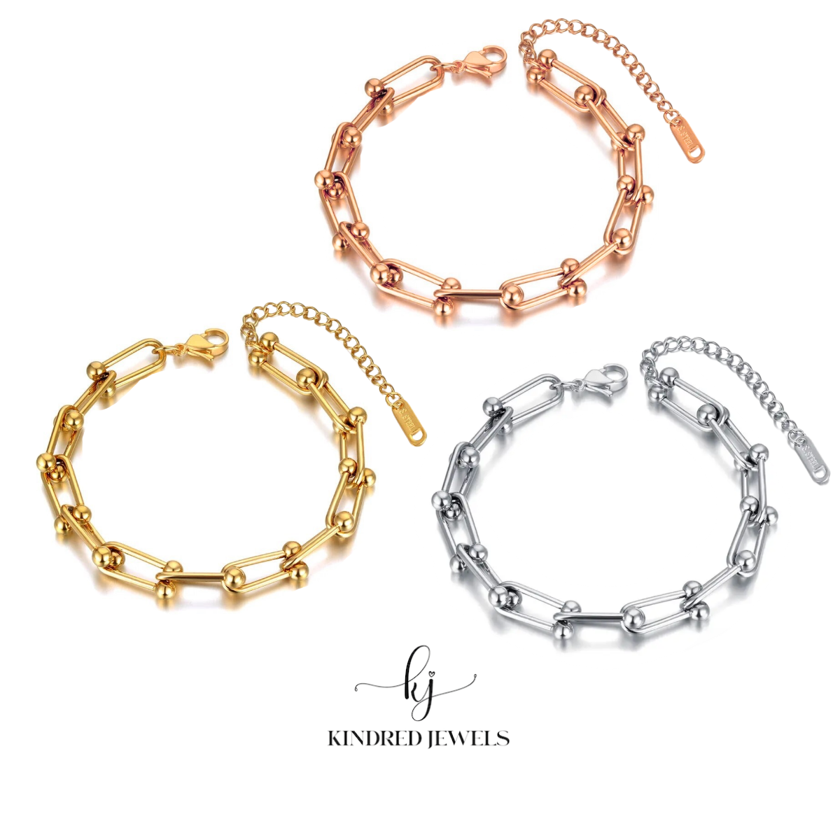 [SG] Horseshoe U-Chain Bracelet | Kindred Jewels