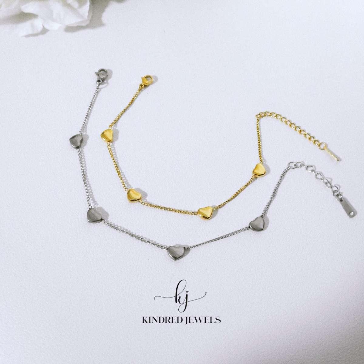 [SG] Amour Heart Bracelet | Stainless Steel | Kindred Jewels