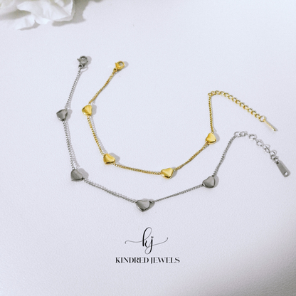 [SG] Amour Heart Bracelet | Stainless Steel | Kindred Jewels