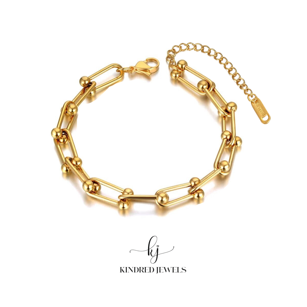 [SG] Horseshoe U-Chain Bracelet | Kindred Jewels