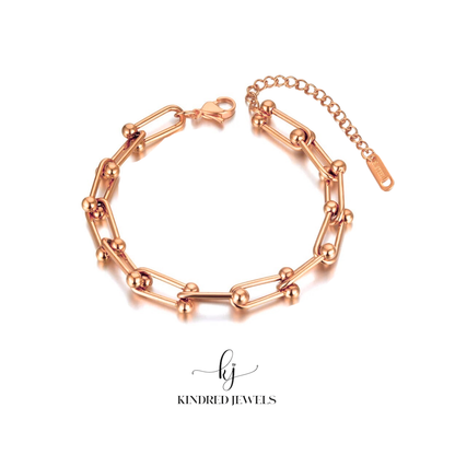 [SG] Horseshoe U-Chain Bracelet | Kindred Jewels