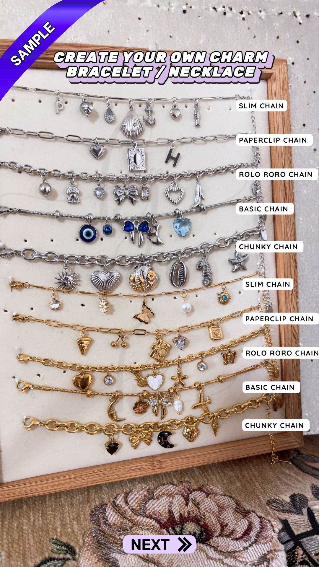 [CUSTOM] Charm Bracelet | Kindred Jewels