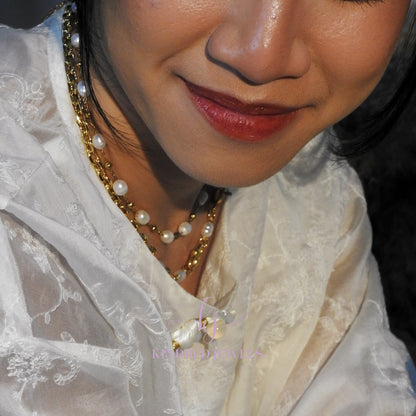[SG] Aurielle Pearl Necklace | Kindred Jewels