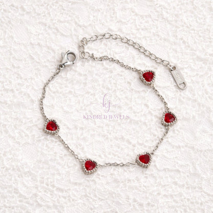 [SG] Rouge Heart Bracelet | Limited Edition | Kindred Jewels