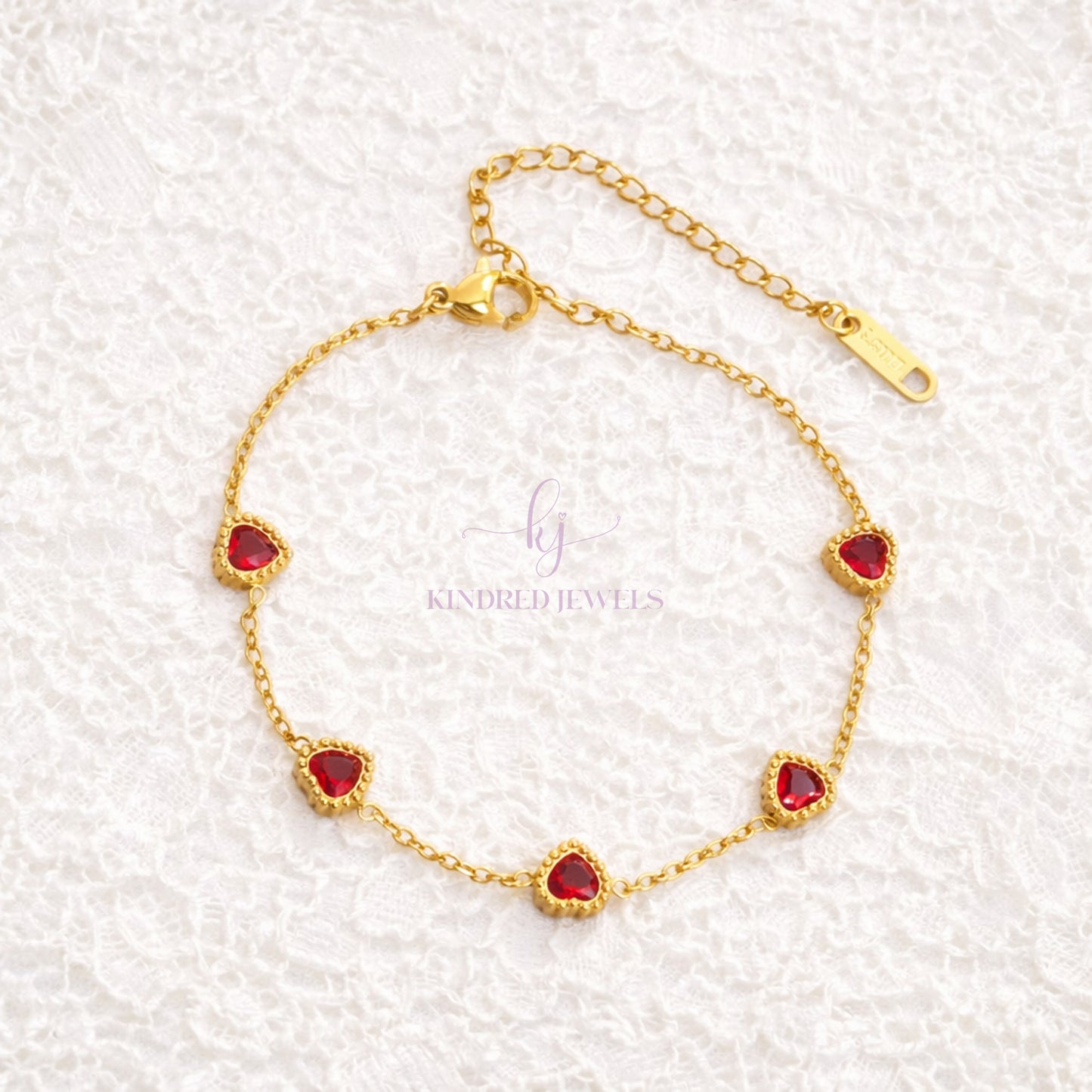 [SG] Rouge Heart Bracelet | Limited Edition | Kindred Jewels