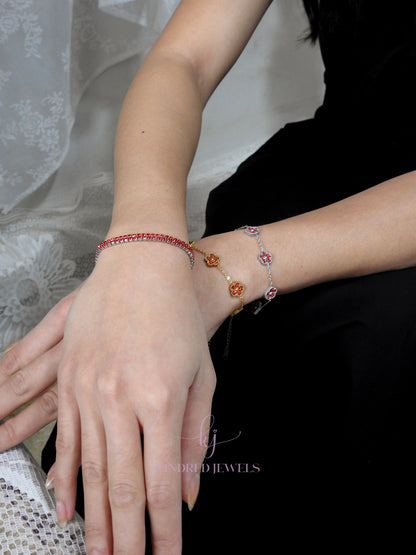 [SG] Scarlet Flora Bracelet | Limited Edition | Kindred Jewels