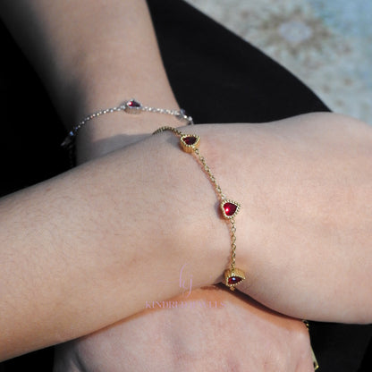 [SG] Rouge Heart Bracelet | Limited Edition | Kindred Jewels