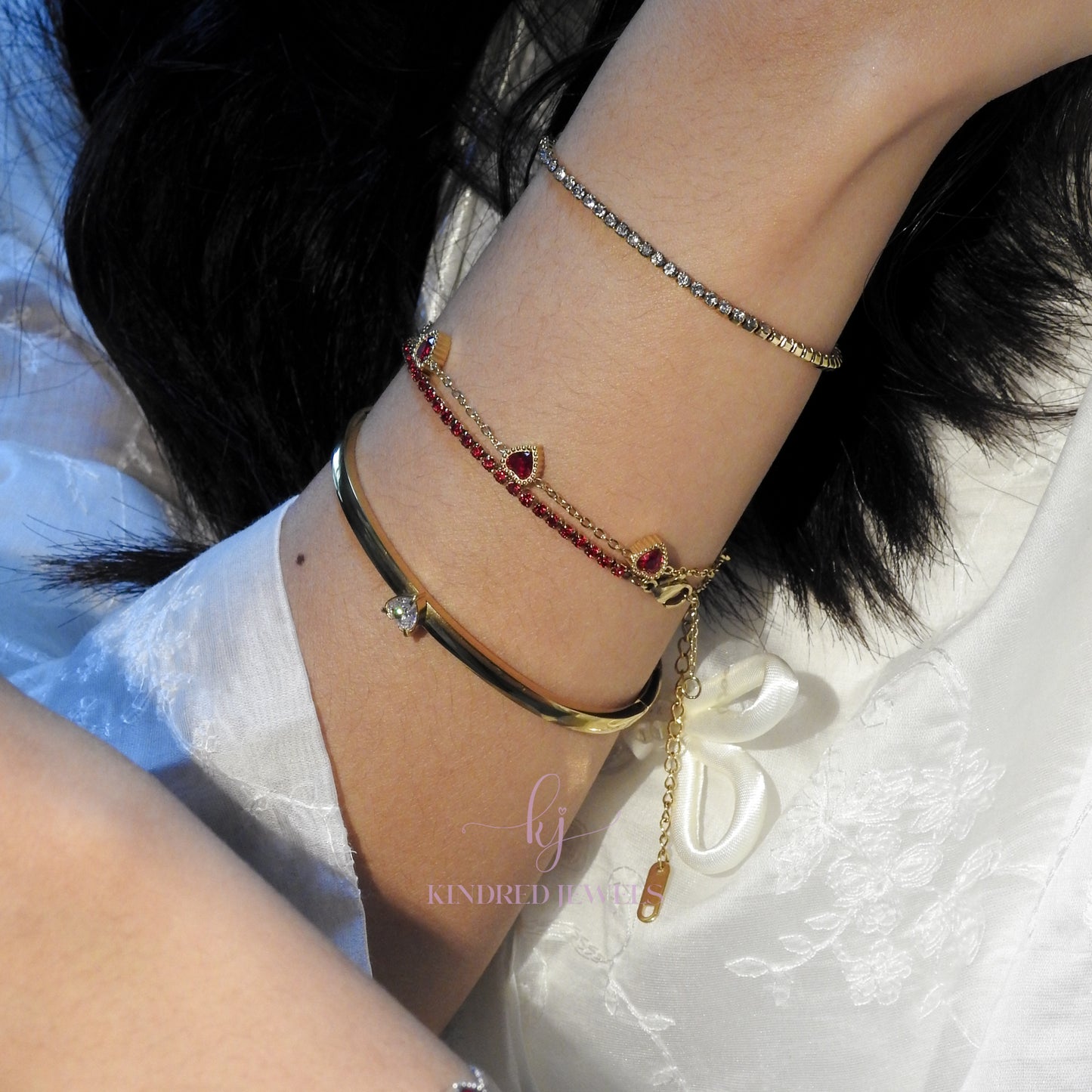 [SG] Rouge Heart Bracelet | Limited Edition | Kindred Jewels