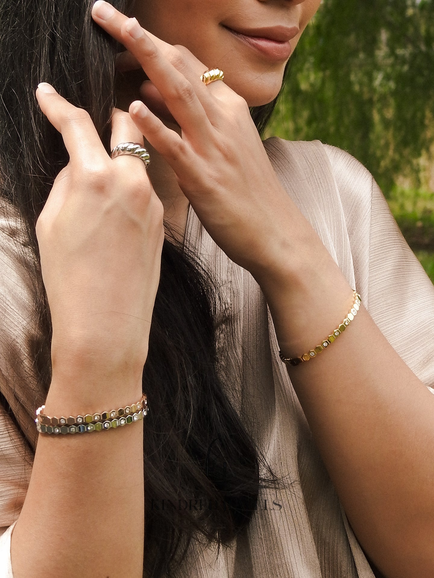 [SG] Indah Honey Bangle | Kindred Jewels