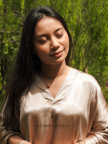 [SG] Dinda Barrel Necklace | Kindred Jewels