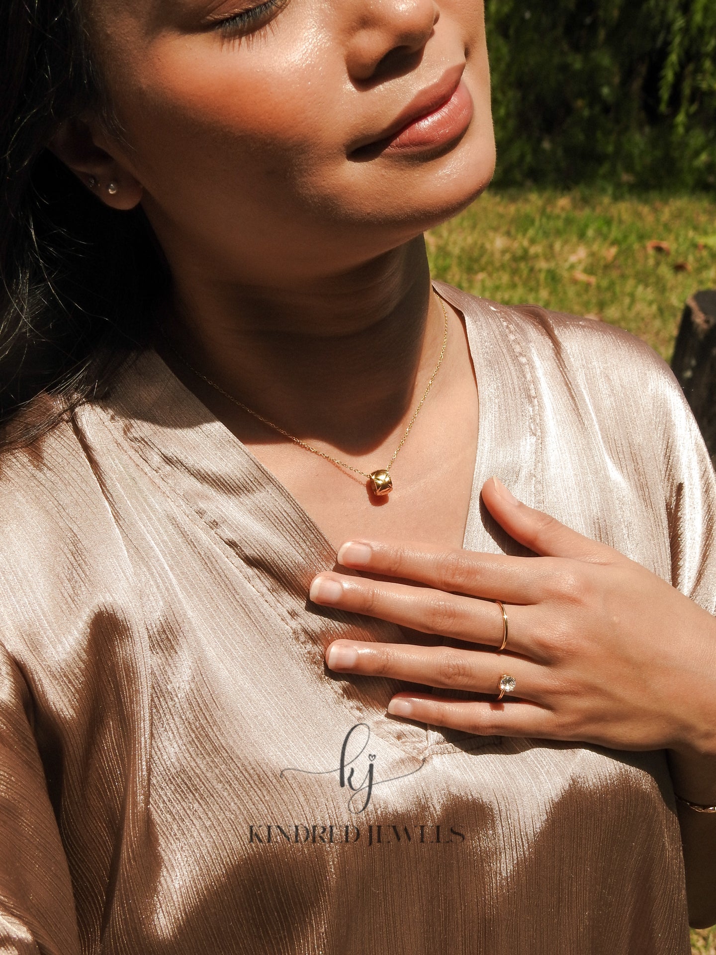 [SG] Ayu Barrel Necklace | Kindred Jewels