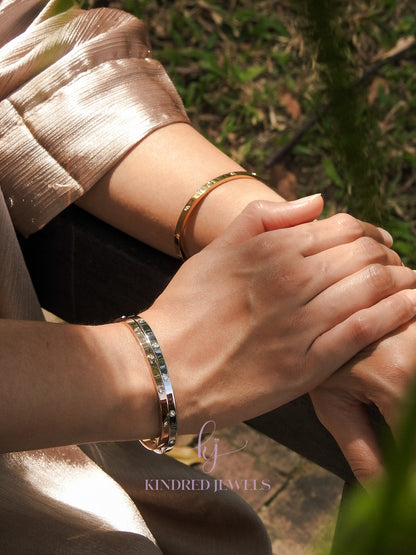 [SG] Slim Classic Diamond Bangle | Best Seller | Kindred Jewels