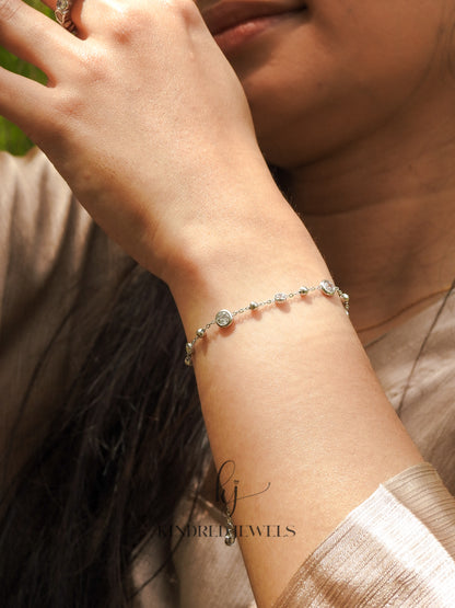 [SG] Intan Bezel Bracelet | Kindred Jewels