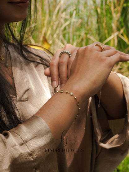 [SG] Intan Bezel Bracelet | Kindred Jewels