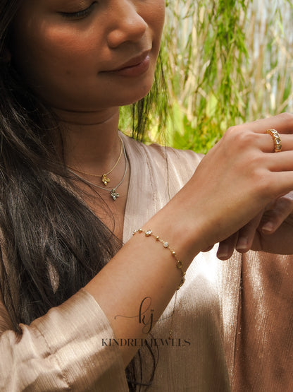 [SG] Intan Bezel Bracelet | Kindred Jewels