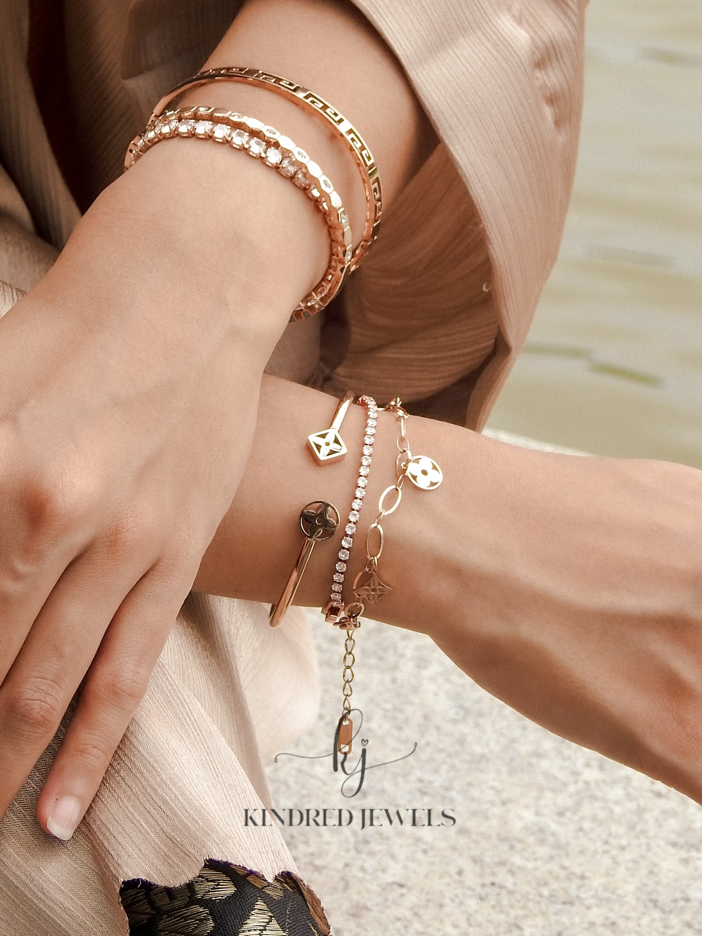 [SG] Puspa Bangle | Kindred Jewels
